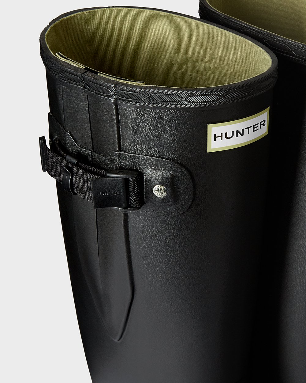 Womens Hunter Wide Fit Rain Boots Black - Norris Field - 4398512-FD